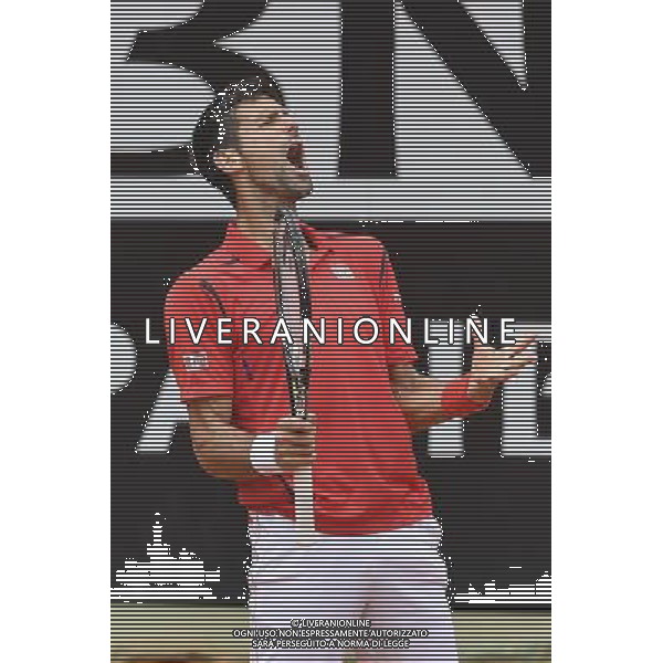 Internazionali BNL d\'Italia 2016 Roma - 11.05.2016 - Foro Italico - nella foto: Novak Djokovic /Ph. Corradetti - AGENZIA ALDO LIVERANI SAS