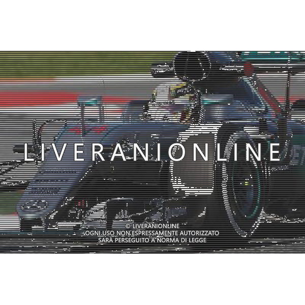 Lewis Hamilton (GBR) Mercedes AMG F1 W07 Hybrid. 13.05.2016. Formula 1 World Championship, Rd 5, Spanish Grand Prix, Barcelona, Spain, Practice Day. AG ALDO LIVERANI SAS ONLY ITALY