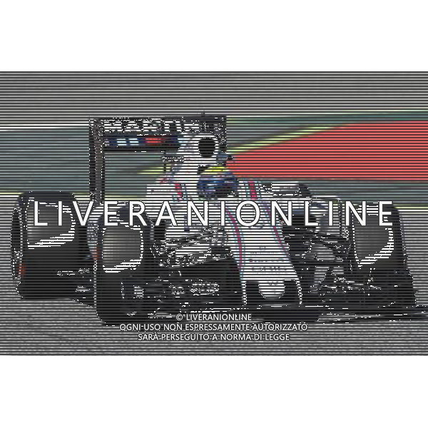 Felipe Massa (BRA) Williams FW38. 13.05.2016. Formula 1 World Championship, Rd 5, Spanish Grand Prix, Barcelona, Spain, Practice Day. AG ALDO LIVERANI SAS ONLY ITALY