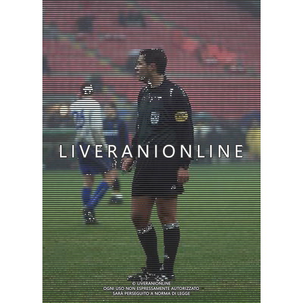 07-12-2000 INTER HERTA BERLINO COPPA UEFA NELLA FOTO ARBITRO BAPTISTA AG ALDO LIVERANI SAS
