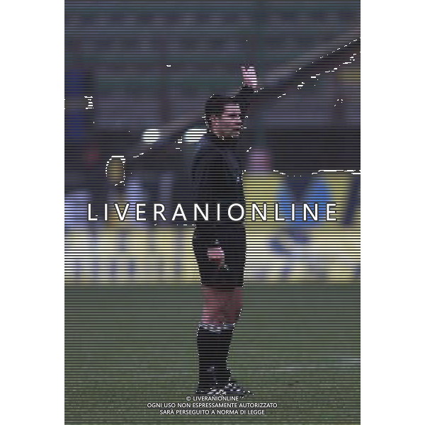 07-12-2000 INTER HERTA BERLINO COPPA UEFA NELLA FOTO ARBITRO BAPTISTA AG ALDO LIVERANI SAS