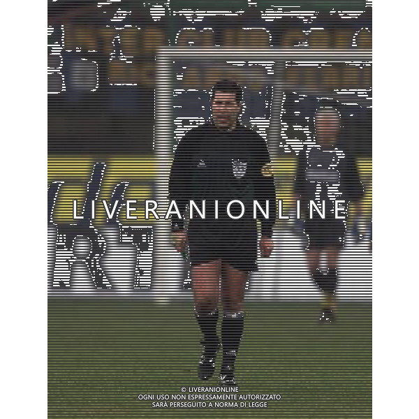 07-12-2000 INTER HERTA BERLINO COPPA UEFA NELLA FOTO ARBITRO BAPTISTA AG ALDO LIVERANI SAS