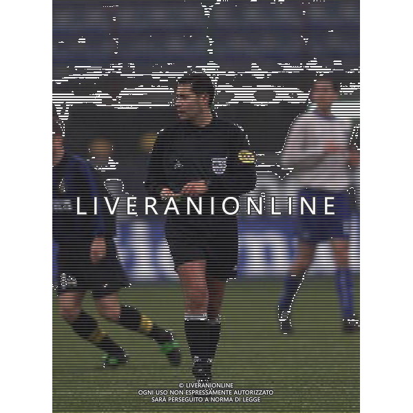 07-12-2000 INTER HERTA BERLINO COPPA UEFA NELLA FOTO ARBITRO BAPTISTA AG ALDO LIVERANI SAS