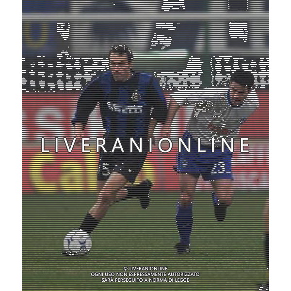 07-12-2000 INTER HERTA BERLINO COPPA UEFA NELLA FOTO LAURENT BLANC AG ALDO LIVERANI SAS