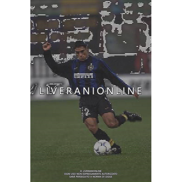 07-12-2000 INTER HERTA BERLINO COPPA UEFA NELLA FOTO IVAN RAMIRO CORDOBA AG ALDO LIVERANI SAS