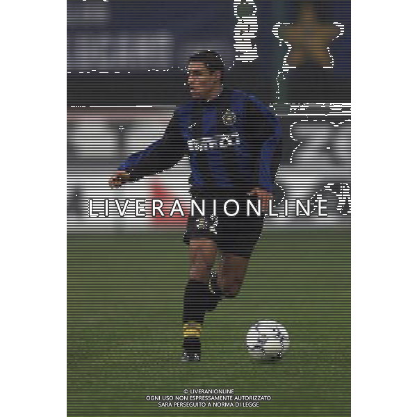 07-12-2000 INTER HERTA BERLINO COPPA UEFA NELLA FOTO IVAN RAMIRO CORDOBA AG ALDO LIVERANI SAS