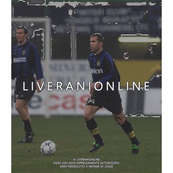 07-12-2000 INTER HERTA BERLINO COPPA UEFA NELLA FOTO LUIGI DI BIAGIO AG ALDO LIVERANI SAS