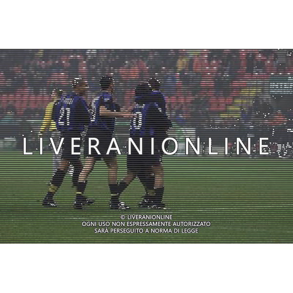 07-12-2000 INTER HERTA BERLINO COPPA UEFA NELLA FOTO AG ALDO LIVERANI SAS