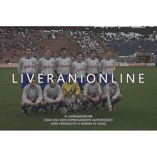 07-12-2000 INTER HERTA BERLINO COPPA UEFAâ€¨NELLA FOTO FORMAZIONE HERTA BERLINOâ€¨AG ALDO LIVERANI SAS