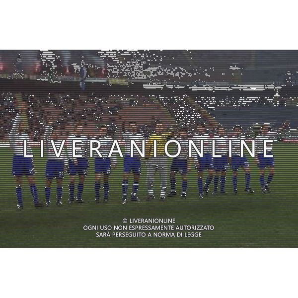 07-12-2000 INTER HERTA BERLINO COPPA UEFAâ€¨NELLA FOTO FORMAZIONE HERTA BERLINOâ€¨AG ALDO LIVERANI SAS