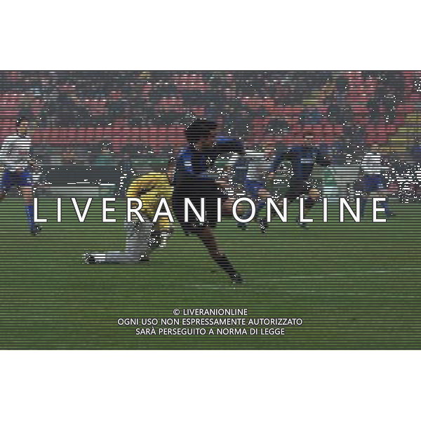 07-12-2000 INTER HERTA BERLINO COPPA UEFA NELLA FOTO GOAL ALVARO RECOBA AG ALDO LIVERANI SAS