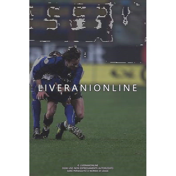 07-12-2000 INTER HERTA BERLINO COPPA UEFA NELLA FOTO ALVARO RECOBA AG ALDO LIVERANI SAS
