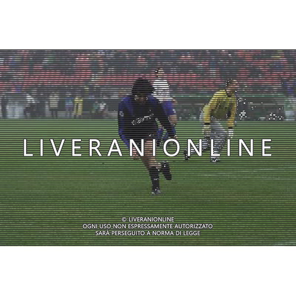 07-12-2000 INTER HERTA BERLINO COPPA UEFA NELLA FOTO ALVARO RECOBA AG ALDO LIVERANI SAS
