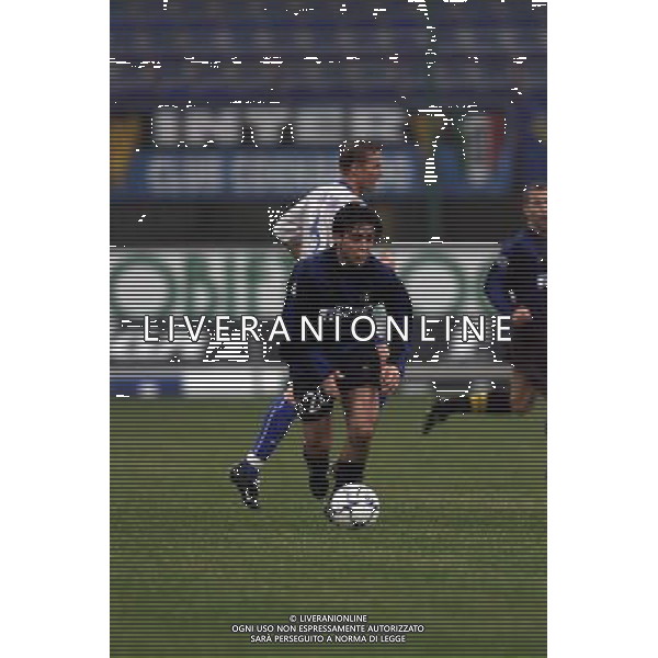 07-12-2000 INTER HERTA BERLINO COPPA UEFA NELLA FOTO ALVARO RECOBA AG ALDO LIVERANI SAS