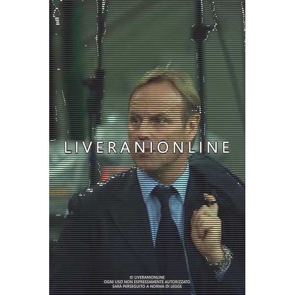 07-12-2000 INTER HERTA BERLINO COPPA UEFAâ€¨NELLA FOTO ROEBER JURGEN ALLENATORE HERTA BERLINOâ€¨AG ALDO LIVERANI SAS