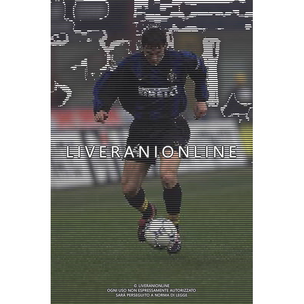 07-12-2000 INTER HERTA BERLINO COPPA UEFA NELLA FOTO JAVIER ZANETTI AG ALDO LIVERANI SAS