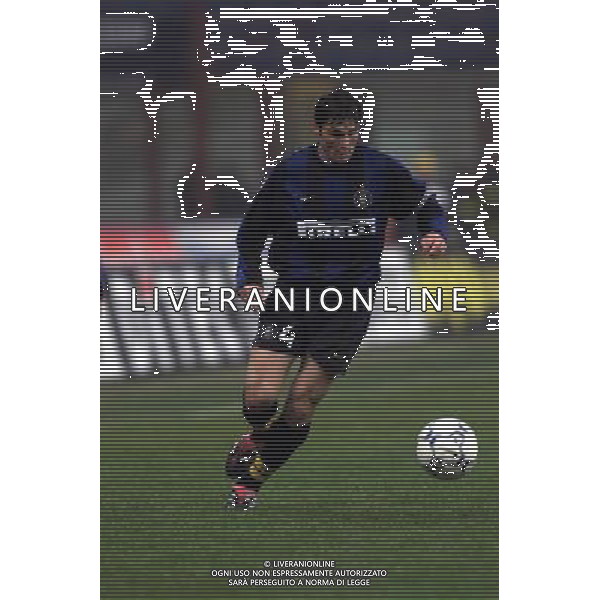 07-12-2000 INTER HERTA BERLINO COPPA UEFA NELLA FOTO JAVIER ZANETTI AG ALDO LIVERANI SAS