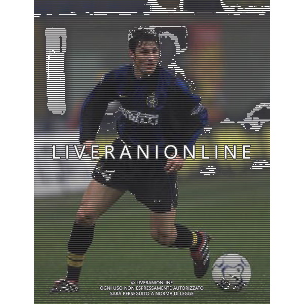 07-12-2000 INTER HERTA BERLINO COPPA UEFA NELLA FOTO JAVIER ZANETTI AG ALDO LIVERANI SAS