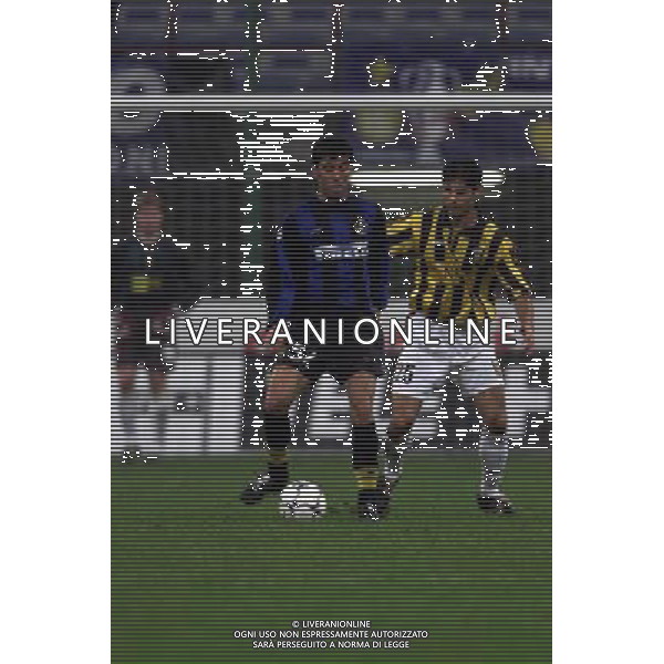 26 OTTOBRE 2000 SECONDO TURNO ANDATA INTER VITESSE COPPA UEFA NELLA FOTO HAKAN SUKUR AG ALDO LIVERANI SAS