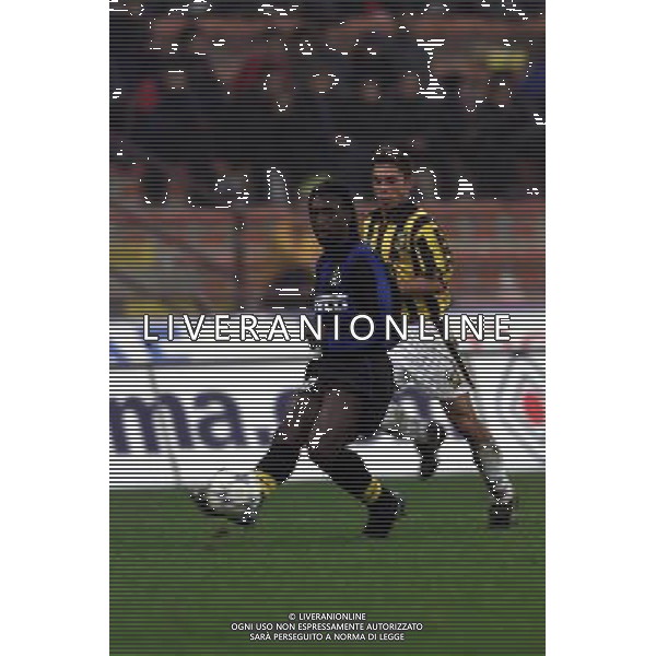 26 OTTOBRE 2000 SECONDO TURNO ANDATA INTER VITESSE COPPA UEFA NELLA FOTO CLARENCE SEEDORF AG ALDO LIVERANI SAS