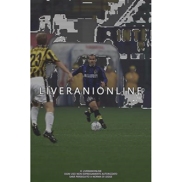 26 OTTOBRE 2000 SECONDO TURNO ANDATA INTER VITESSE COPPA UEFA NELLA FOTO LUIGI DI BIAGIO AG ALDO LIVERANI SAS