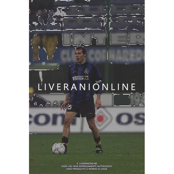 26 OTTOBRE 2000 SECONDO TURNO ANDATA INTER VITESSE COPPA UEFA NELLA FOTO LAURENT BLANC AG ALDO LIVERANI SAS