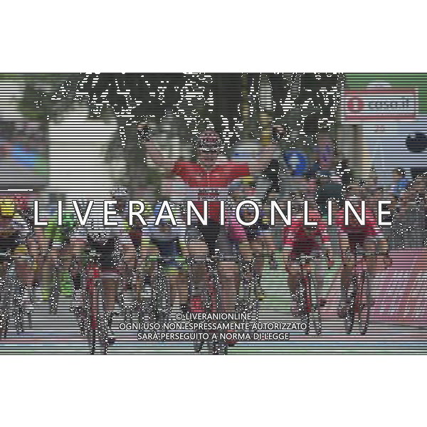13-05-2016 Giro D\'italia; Tappa 07 Sulmona - Foligno; 2016, Lotto Soudal; 2016, Trek Factory Racing; Greipel, Andre; Nizzolo, Giacomo; Foligno; FOTO STEFANO SIROTTI-AG ALDO LIVERANI SAS