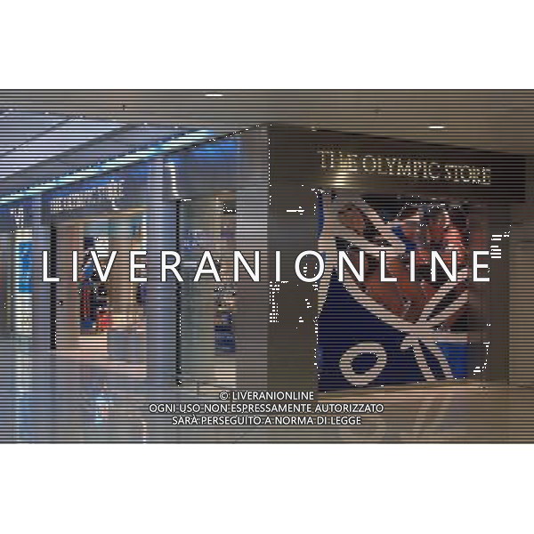 GRECIA 2001- ATENE NELLA FOTO OLYMPIC STORE AG ALDO LIVERANI SAS