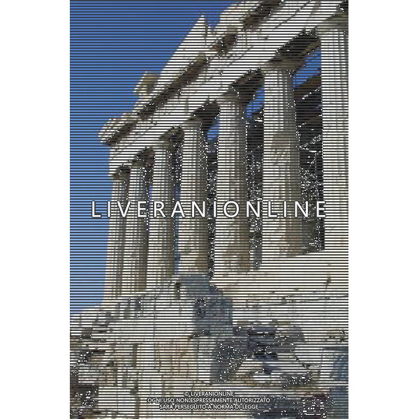 GRECIA 2001- ATENE NELLA FOTO PARTHENON AG ALDO LIVERANI SAS