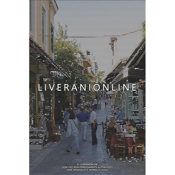 GRECIA 2001- ATENE NELLA FOTO TAVERNE BAR DI ATENE AG ALDO LIVERANI SAS