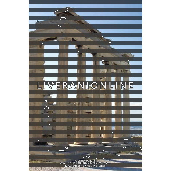 GRECIA 2001- ATENE NELLA FOTO TEMPLE ATHENA AG ALDO LIVERANI SAS
