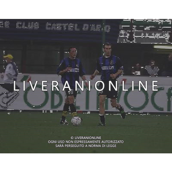 28-SETTEMBRE 2000 COPPA UEFA NELLA FOTO LAURENT BLANC E BRUNO CIRILLO AG ALDO LIVERANI SAS