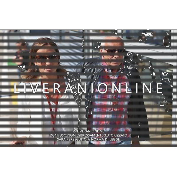 Dietrich Mateschitz (AUT) CEO and Founder of Red Bull with his girlfriend Marion Feichtner. 15.05.2016. Formula 1 World Championship, Rd 5, Spanish Grand Prix, Barcelona, Spain, Race Day. AG ALDO LIVERANI SAS ONLY ITALY