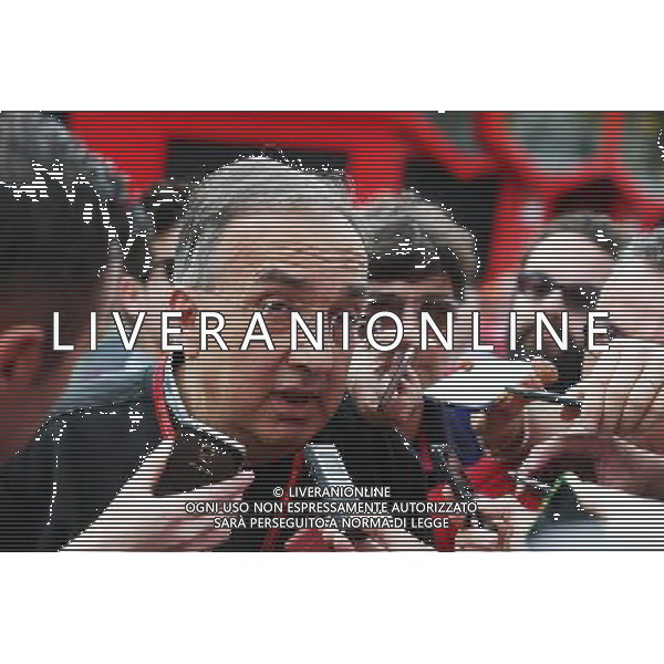 Sergio Marchionne (ITA), Ferrari President and CEO of Fiat Chrysler Automobiles. 15.05.2016. Formula 1 World Championship, Rd 5, Spanish Grand Prix, Barcelona, Spain, Race Day. AG ALDO LIVERANI SAS ONLY ITALY
