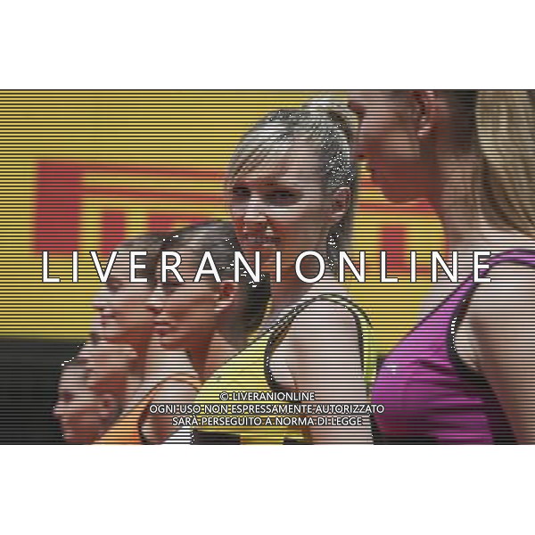 Grid girls on the drivers parade. 15.05.2016. Formula 1 World Championship, Rd 5, Spanish Grand Prix, Barcelona, Spain, Race Day. AG ALDO LIVERANI SAS ONLY ITALY