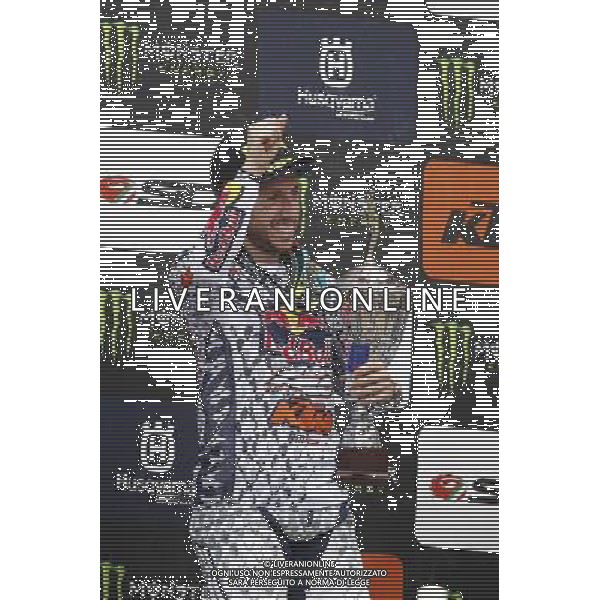 Mondiale Motocross, MXGP del Trentino, 15/05/2016, nella foto: ANTONIO CAIROLI, SUL PODIO, ©Claudio Zamagni/Agenzia Aldo Liverani s.a.s.