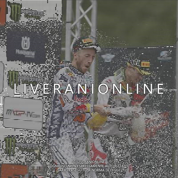 Mondiale Motocross, MXGP del Trentino, 15/05/2016, nella foto: ANTONIO CAIROLI, SUL PODIO, Â©Claudio Zamagni/Agenzia Aldo Liverani s.a.s.
