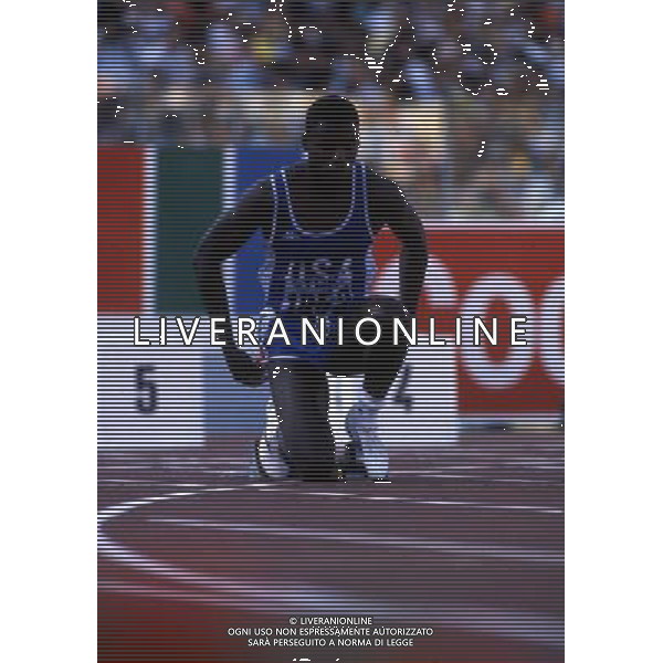RETROSPETTIVA CARL LEWIS ATLETICA NELLA FOTO CARL LEWIS AG ALDO LIVERANI SAS