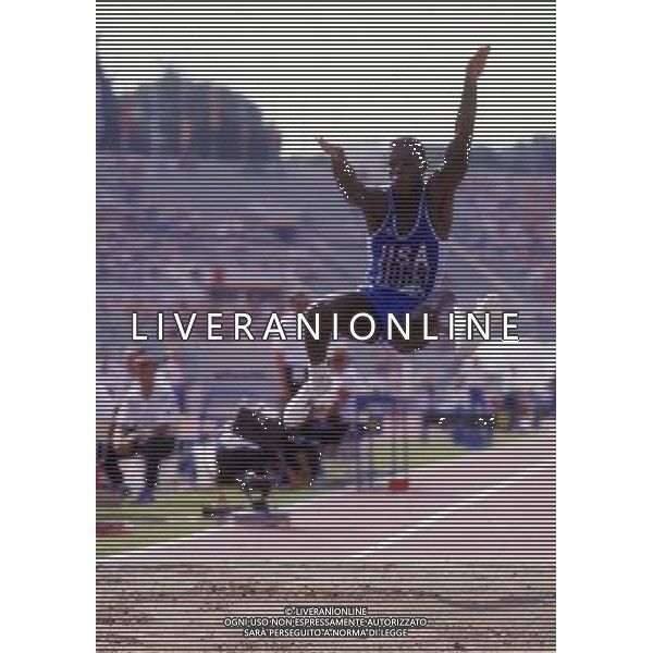 RETROSPETTIVA CARL LEWIS ATLETICA NELLA FOTO CARL LEWIS AG ALDO LIVERANI SAS