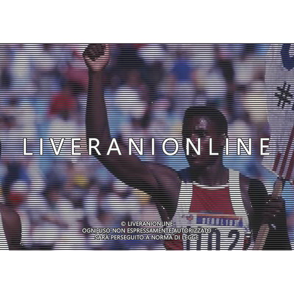 RETROSPETTIVA CARL LEWIS ATLETICA NELLA FOTO CARL LEWIS AG ALDO LIVERANI SAS