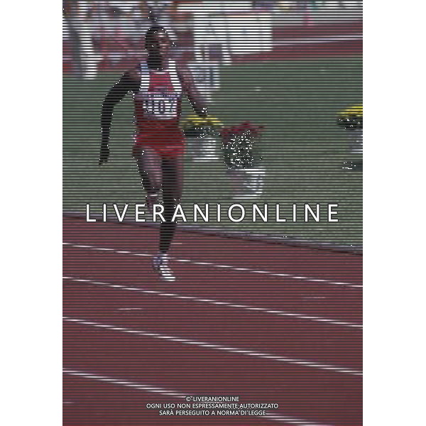 RETROSPETTIVA CARL LEWIS ATLETICA NELLA FOTO CARL LEWIS AG ALDO LIVERANI SAS