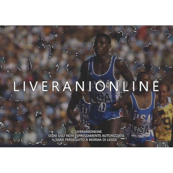RETROSPETTIVA CARL LEWIS ATLETICA NELLA FOTO CARL LEWIS AG ALDO LIVERANI SAS