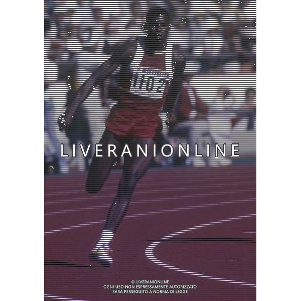 RETROSPETTIVA CARL LEWIS ATLETICA NELLA FOTO CARL LEWIS AG ALDO LIVERANI SAS