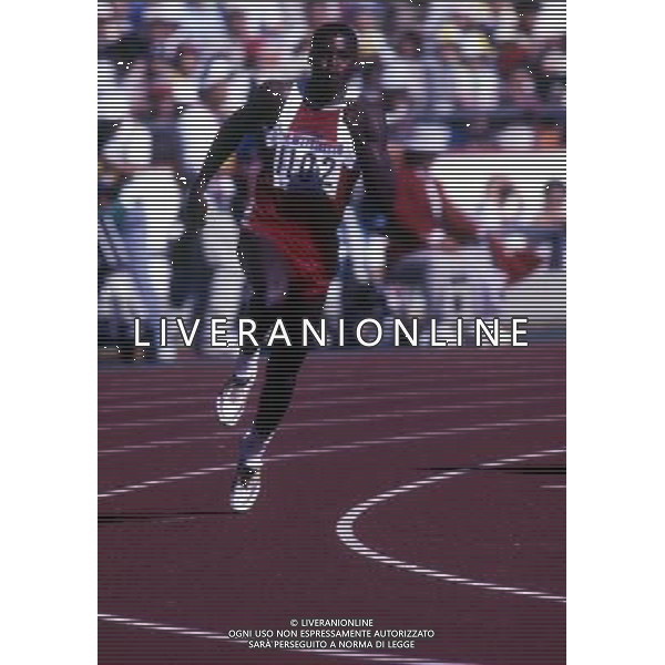 RETROSPETTIVA CARL LEWIS ATLETICA NELLA FOTO CARL LEWIS AG ALDO LIVERANI SAS