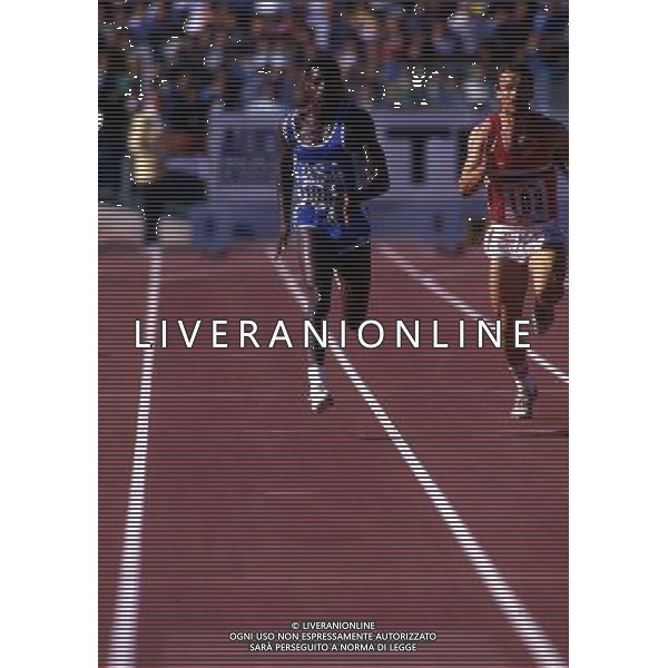RETROSPETTIVA CARL LEWIS ATLETICA NELLA FOTO CARL LEWIS AG ALDO LIVERANI SAS