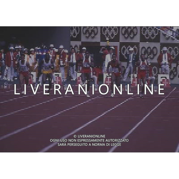 RETROSPETTIVA CARL LEWIS ATLETICA NELLA FOTO CARL LEWIS AG ALDO LIVERANI SAS