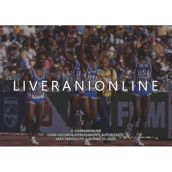 RETROSPETTIVA CARL LEWIS ATLETICA NELLA FOTO CARL LEWIS AG ALDO LIVERANI SAS