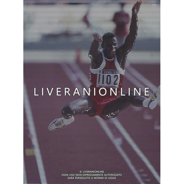 RETROSPETTIVA CARL LEWIS ATLETICA NELLA FOTO CARL LEWIS AG ALDO LIVERANI SAS
