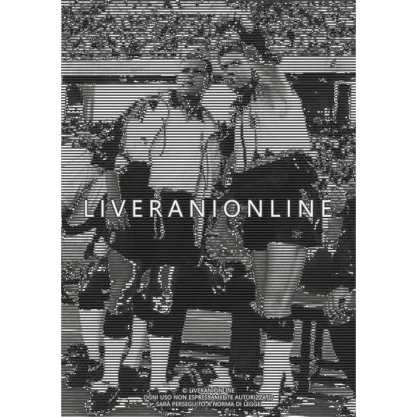 RETROSPETTIVA PAUL GASCOIGNE CALCIATORE NELLA FOTO PAUL GASCOIGNE CON GLEN HODDLE AG ALDO LIVERANI SAS