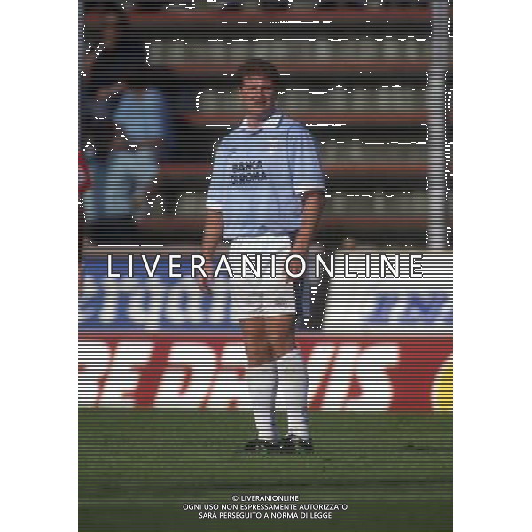 RETROSPETTIVA PAUL GASCOIGNE CALCIATORE NELLA FOTO PAUL GASCOIGNE CON LA MAGLIA DELLA LAZIO AG ALDO LIVERANI SAS